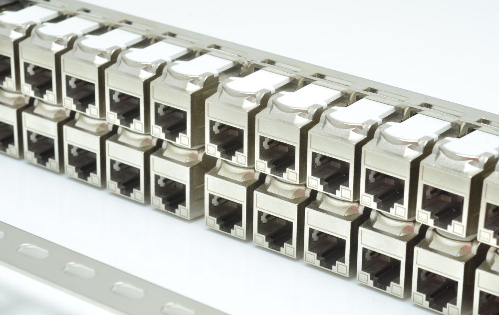 48-port in 1U Keystone Coupler Feed-Through - SP482KICSM High-Density Feed-Through